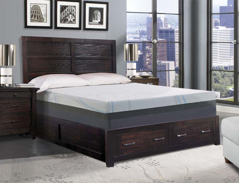 Performance Sleep O2 113 13" GelLux Gel Infused Engineered Latex and Foam Mattress