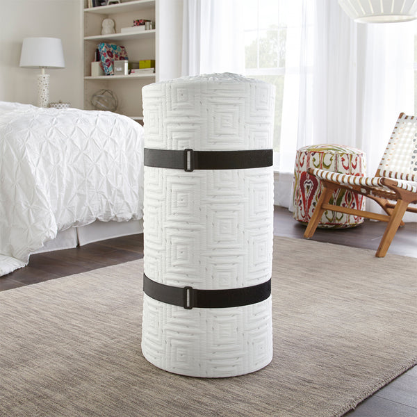 Thomasville Roll and Store Memory Foam Mattress Roll-Up Guest Bed/Floor Mat, 3" Twin