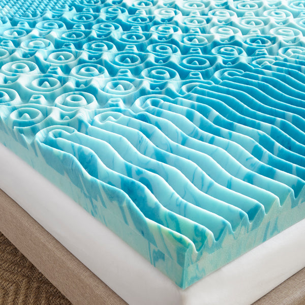 Thomasville™ 4" Tri-zone GelLux Memory Foam Mattress Topper