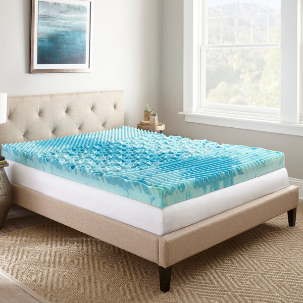 Thomasville™ 4" Tri-zone GelLux Memory Foam Mattress Topper