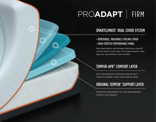 Tempurpedic® 12" TEMPUR-PROAdapt® Firm Mattress