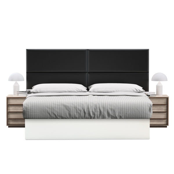 Masterpiece Upholstered Wall Panels Headboard - Set of 4 - Easy Assembly