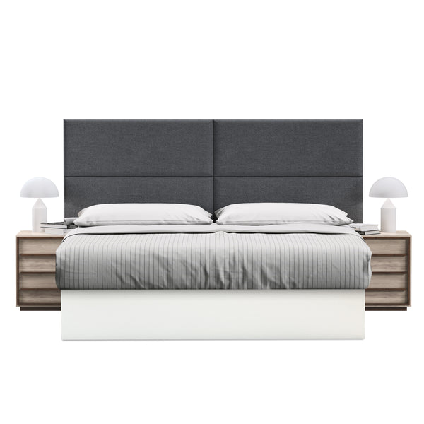 Masterpiece Upholstered Wall Panels Headboard - Set of 4 - Easy Assembly