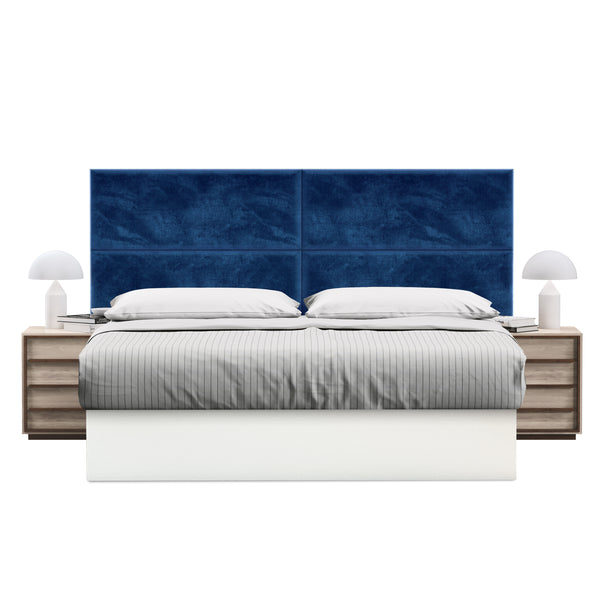 Masterpiece Upholstered Wall Panels Headboard - Set of 4 - Easy Assembly