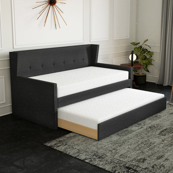 Carlisle Linen Trundle Bed