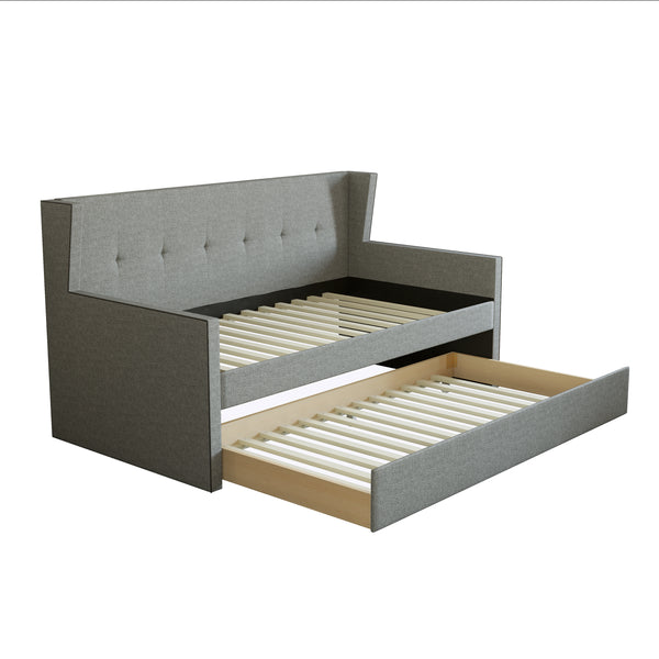 Carlisle Linen Trundle Bed