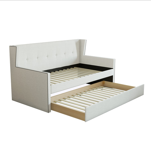 Carlisle Linen Trundle Bed