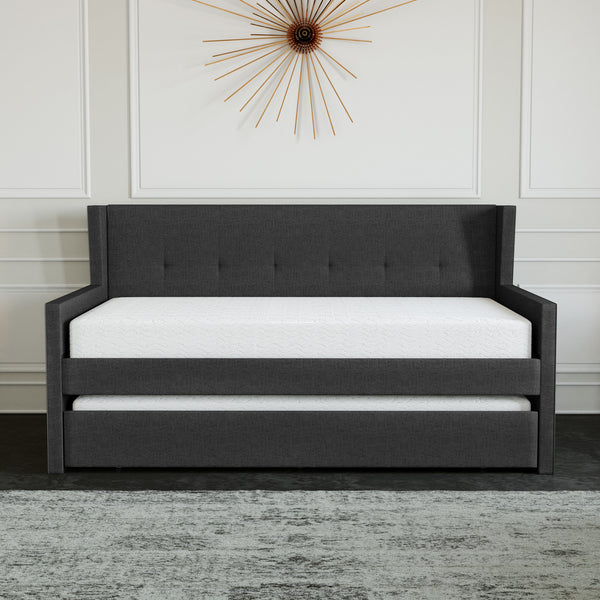 Carlisle Linen Trundle Bed