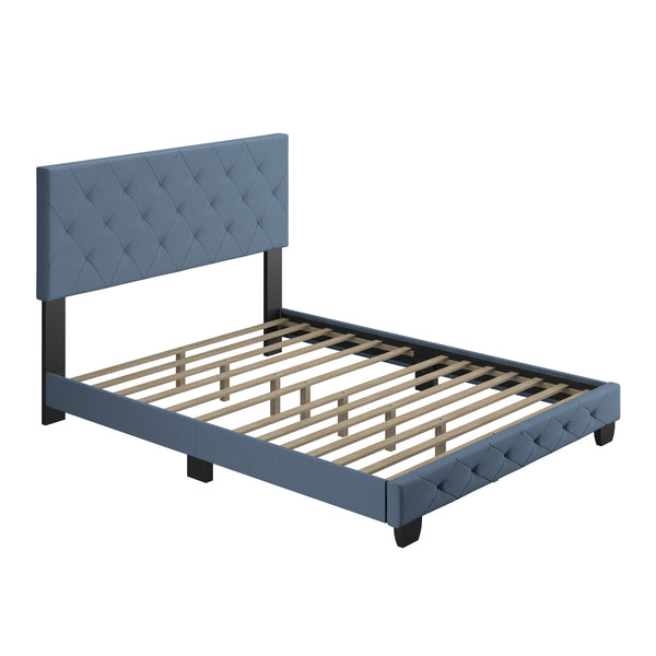 Chloe Linen Upholstered Platform Bed