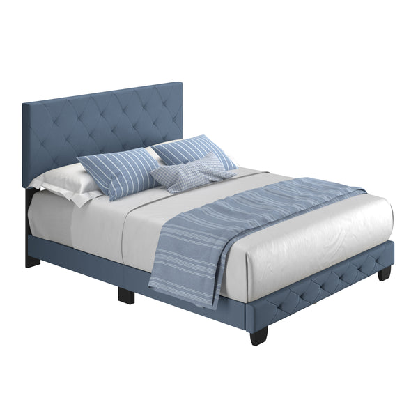Chloe Linen Upholstered Platform Bed