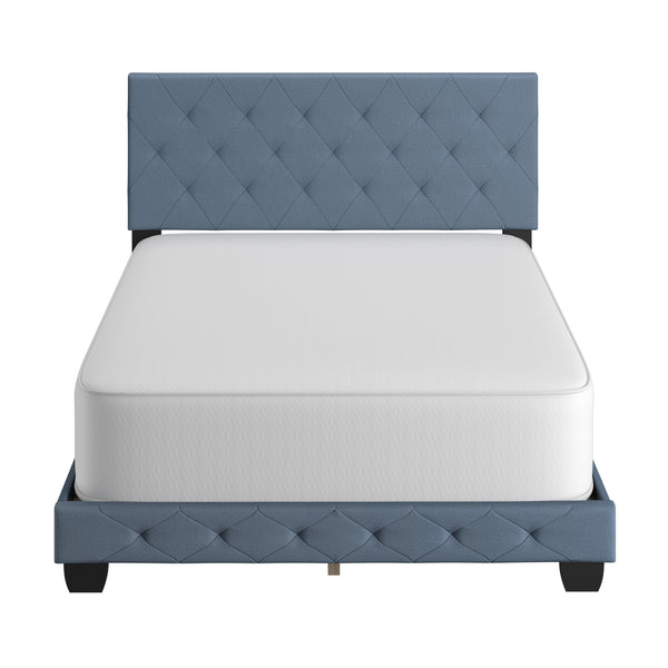 Chloe Linen Upholstered Platform Bed
