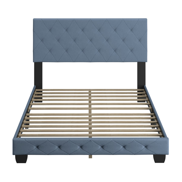 Chloe Linen Upholstered Platform Bed