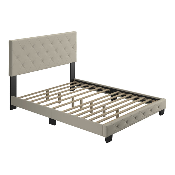 Chloe Linen Upholstered Platform Bed