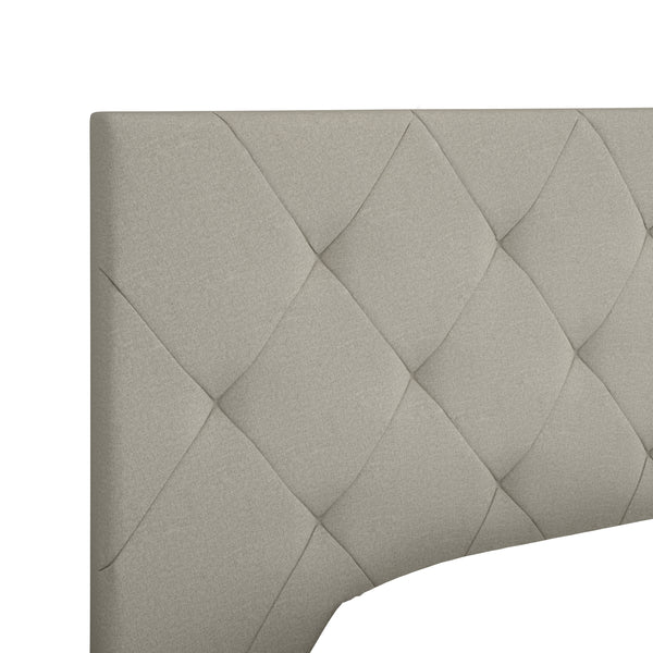 Chloe Linen Upholstered Platform Bed