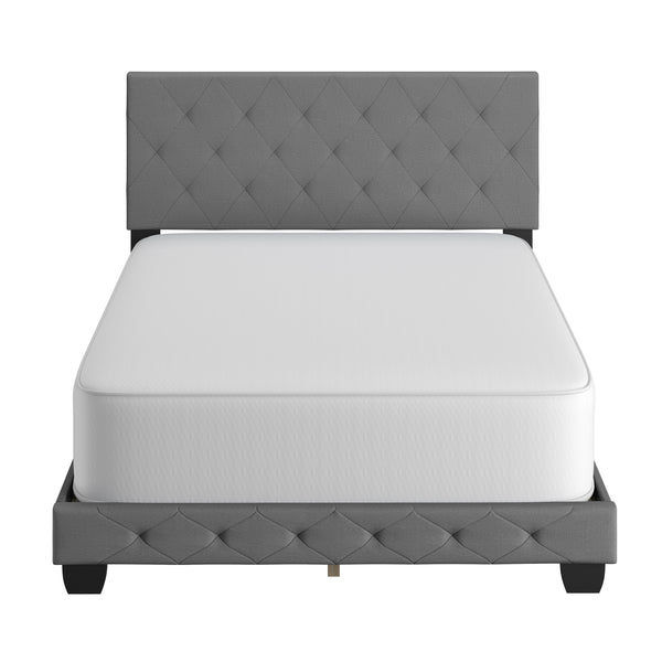 Chloe Linen Upholstered Platform Bed