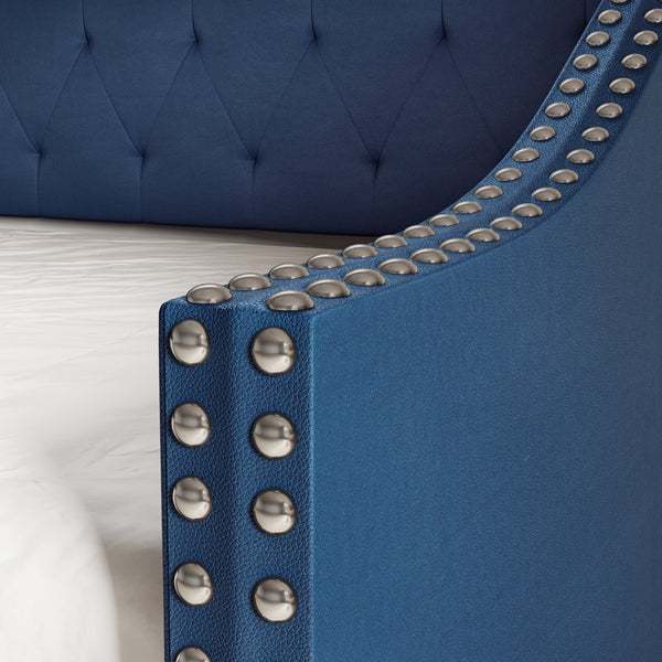 Manchester Linen / Darlington Faux Leather / Dorset - Velour Trundle Bed