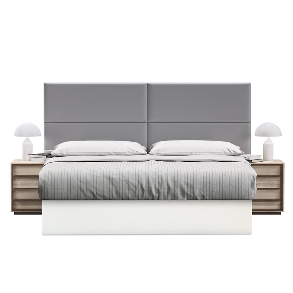 Masterpiece Upholstered Wall Panels Headboard - Set of 4 - Easy Assembly