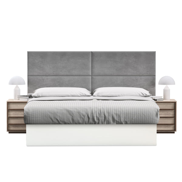 Masterpiece Upholstered Wall Panels Headboard - Set of 4 - Easy Assembly