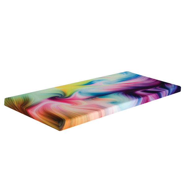Groove Tie Dye Roll up Memory Foam Guest Bed Mattress