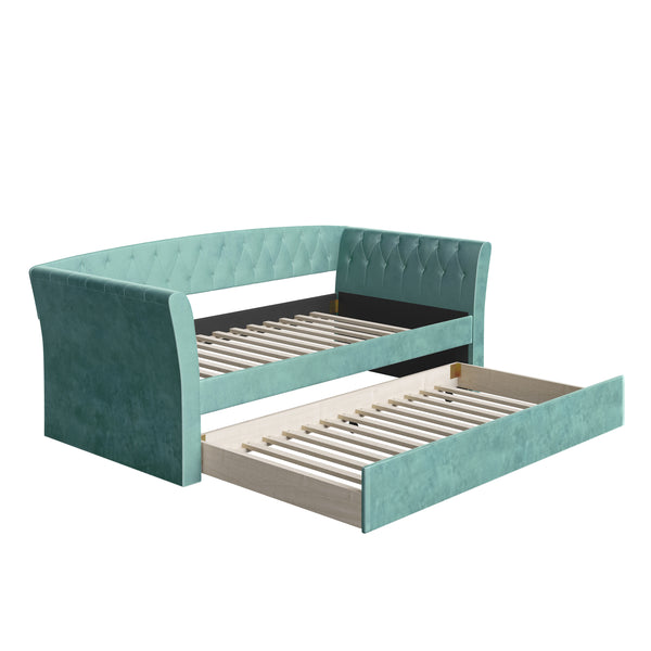 New Castle Linen / St Ives Faux Leather / Kendal Velour - Trundle Bed