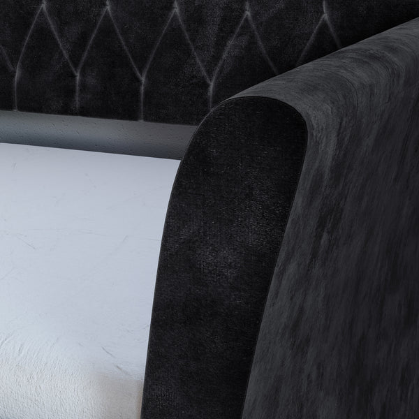 New Castle Linen / St Ives Faux Leather / Kendal Velour - Trundle Bed