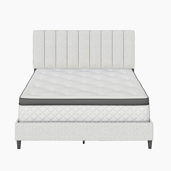 Leah Upholstered Platform Bed