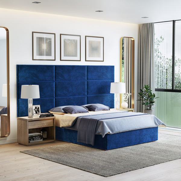 Masterpiece Upholstered Wall Panels Headboard - Set of 4 - Easy Assembly
