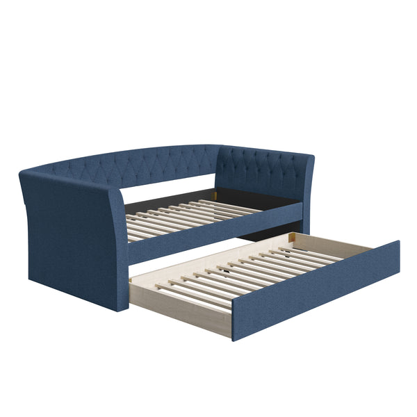 New Castle Linen / St Ives Faux Leather / Kendal Velour - Trundle Bed