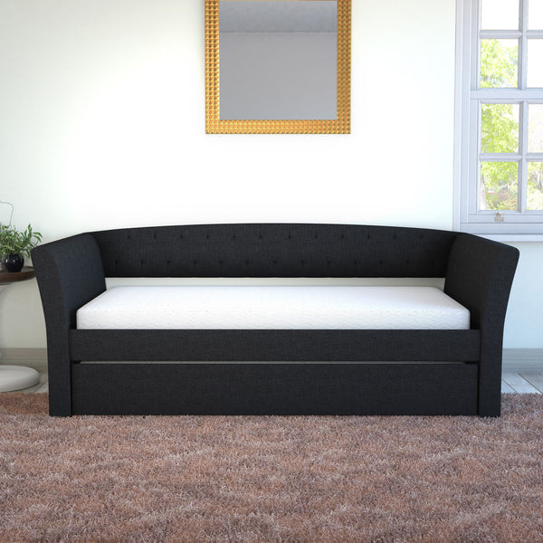 New Castle Linen / St Ives Faux Leather / Kendal Velour - Trundle Bed