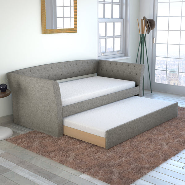 New Castle Linen / St Ives Faux Leather / Kendal Velour - Trundle Bed