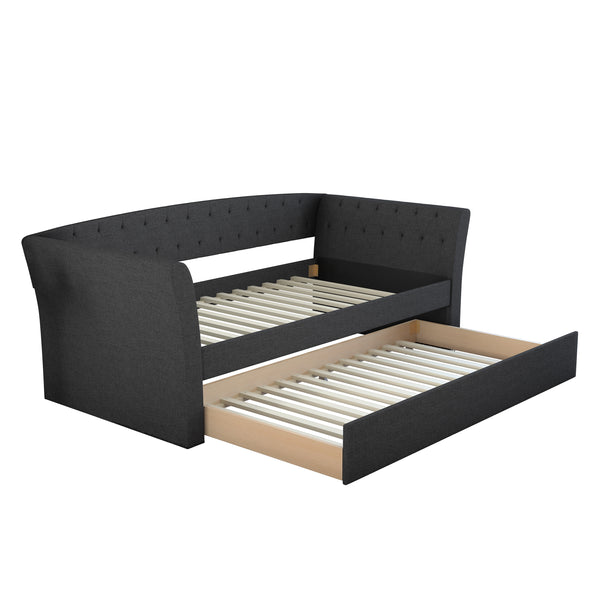 New Castle Linen / St Ives Faux Leather / Kendal Velour - Trundle Bed