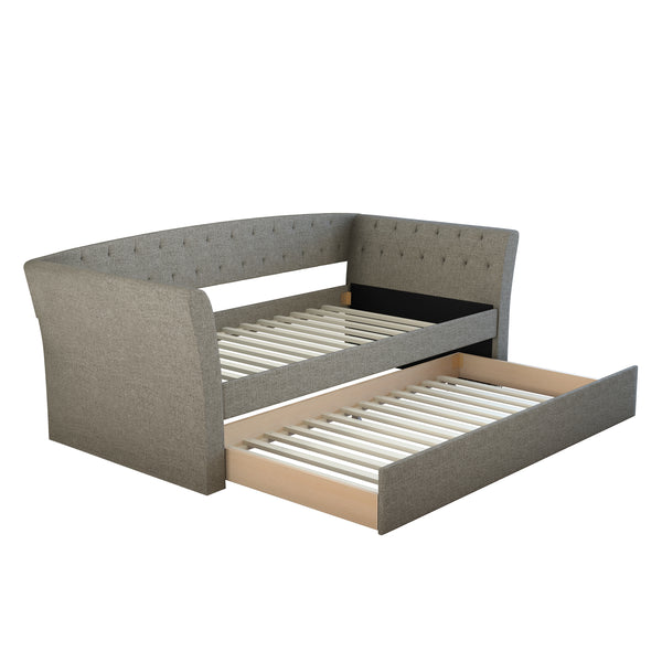 New Castle Linen / St Ives Faux Leather / Kendal Velour - Trundle Bed