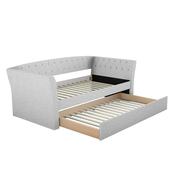 New Castle Linen / St Ives Faux Leather / Kendal Velour - Trundle Bed