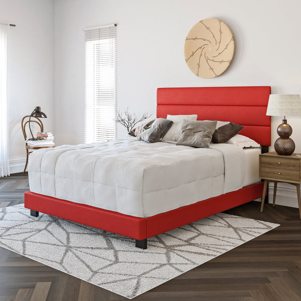 Napoli Faux Leather Upholstered Bed