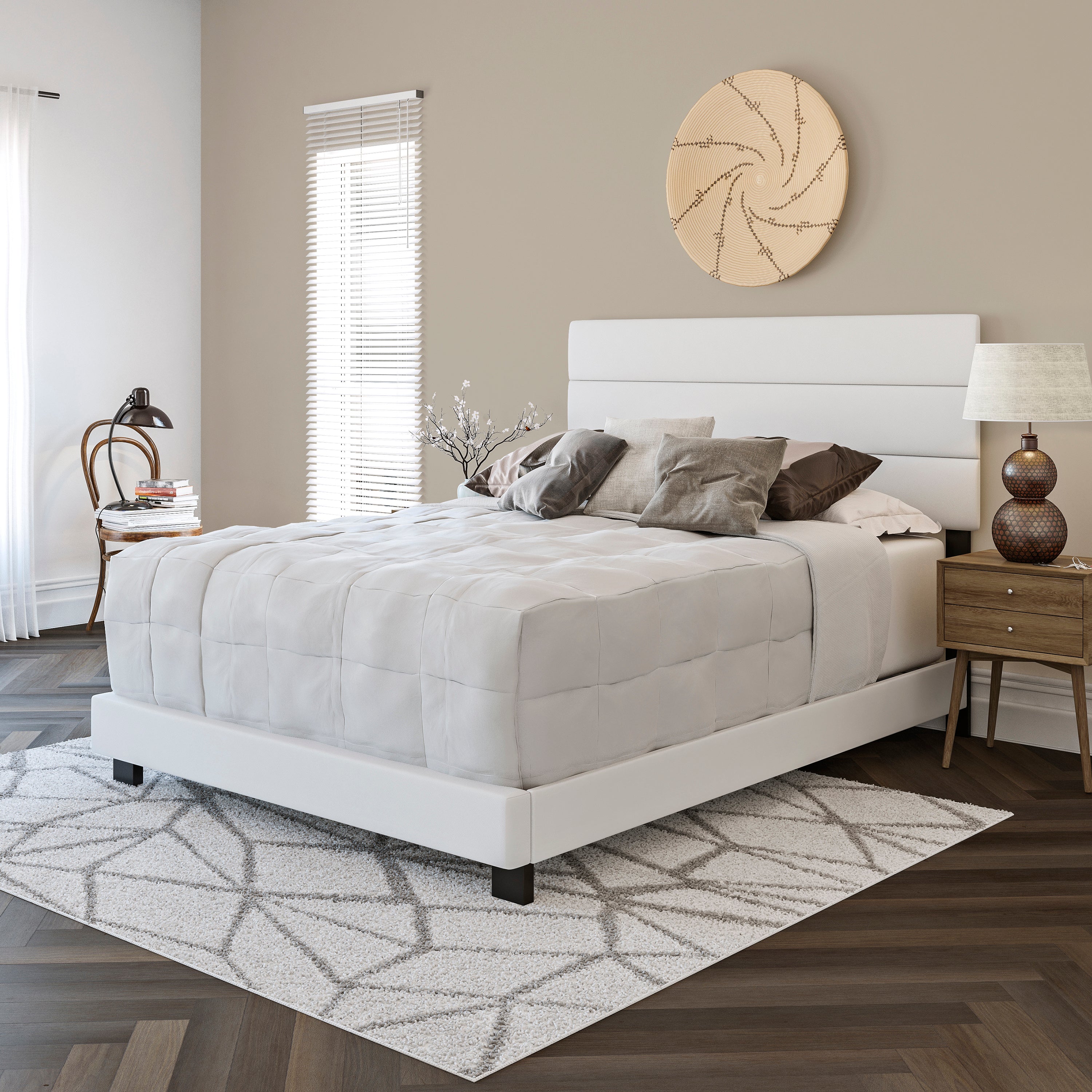 Napoli Faux Leather Upholstered Bed