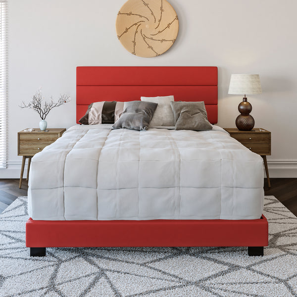 Napoli Faux Leather Upholstered Bed