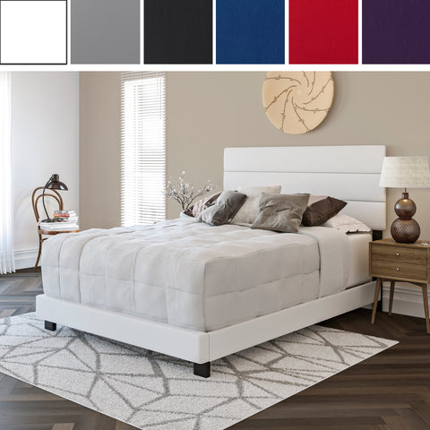 Napoli Faux Leather Upholstered Bed