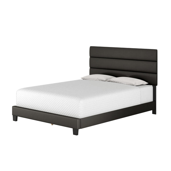 Piedmont Faux Leather Upholstered Platform Bed