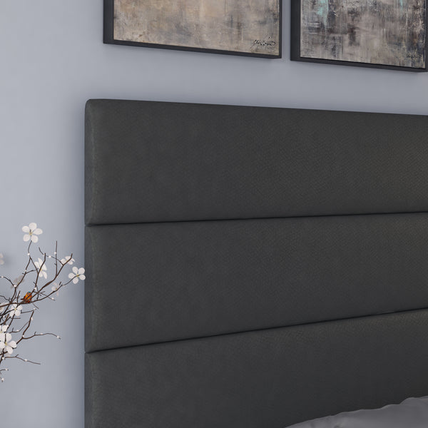 Piedmont Faux Leather Upholstered Platform Bed