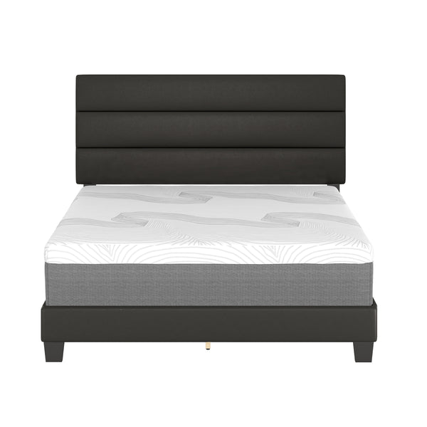 Piedmont Faux Leather Upholstered Platform Bed