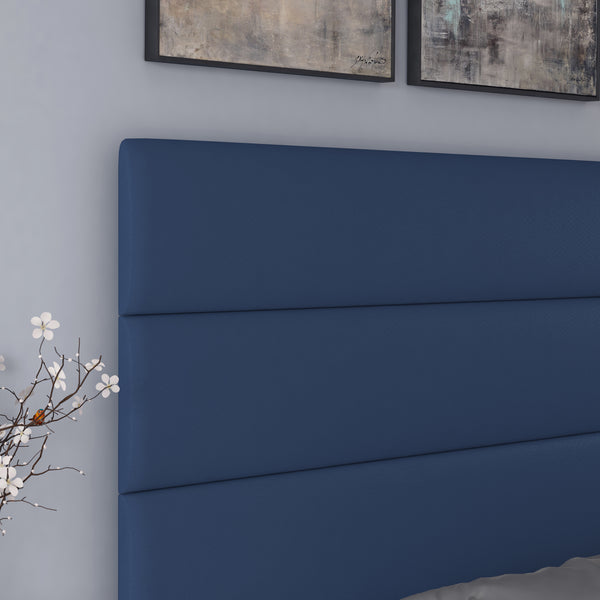 Piedmont Faux Leather Upholstered Platform Bed