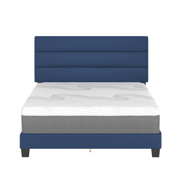 Piedmont Faux Leather Upholstered Platform Bed