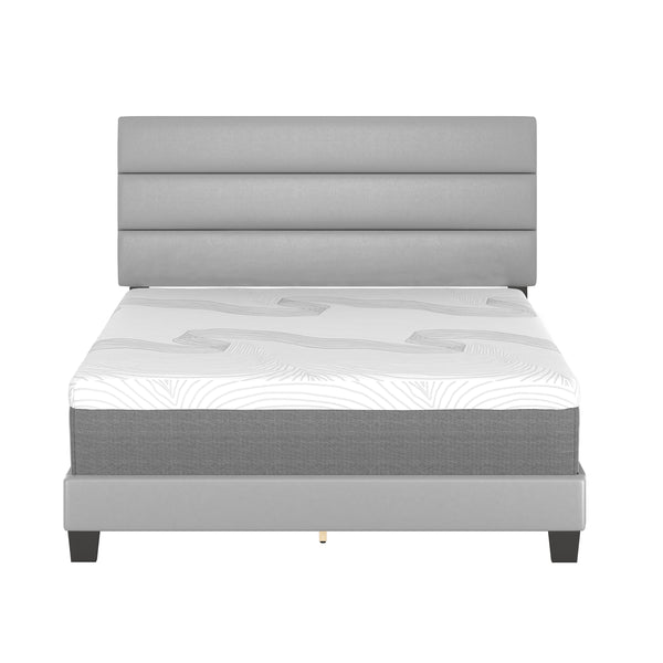 Piedmont Faux Leather Upholstered Platform Bed