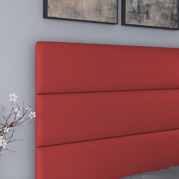 Piedmont Faux Leather Upholstered Platform Bed
