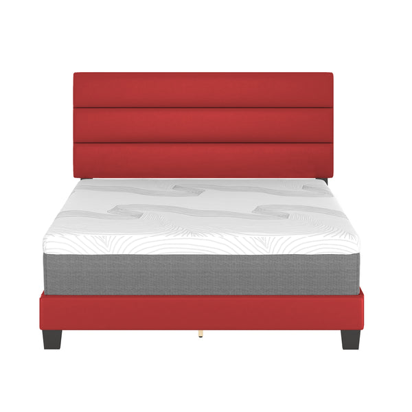 Piedmont Faux Leather Upholstered Platform Bed