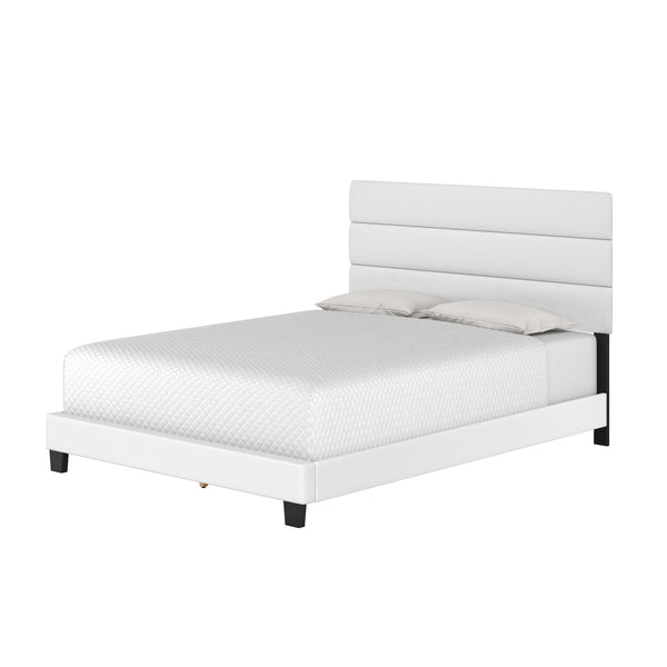 Piedmont Faux Leather Upholstered Platform Bed