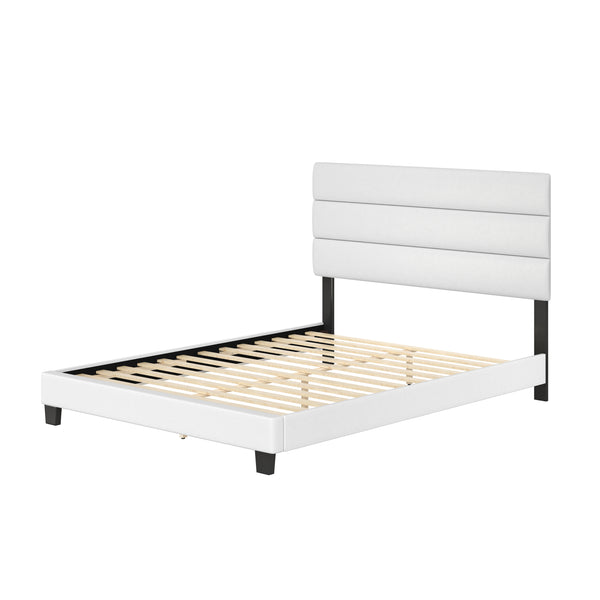 Piedmont Faux Leather Upholstered Platform Bed