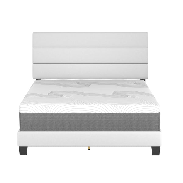 Piedmont Faux Leather Upholstered Platform Bed
