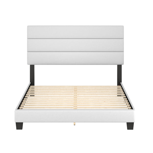Piedmont Faux Leather Upholstered Platform Bed