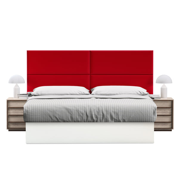 Masterpiece Upholstered Wall Panels Headboard - Set of 4 - Easy Assembly